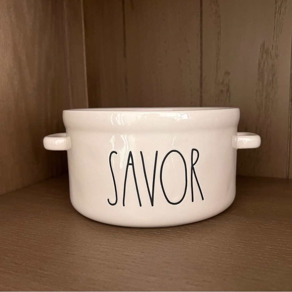 Rae Dunn “Savor” Small Glass Baking/Cooking Dish